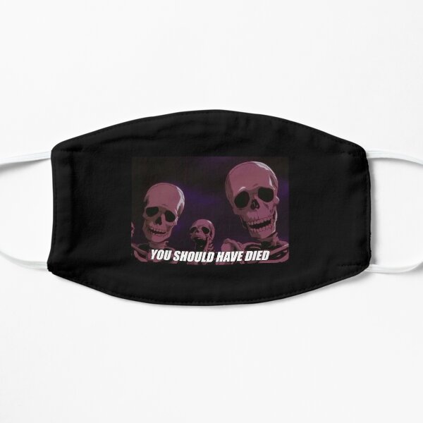 You Should Have Died - Berserk Skeletons Meme Flat Mask RB2701 product Offical berserk Merch